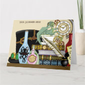 Carte Potions Dragon Steampunk Livres (Devant)