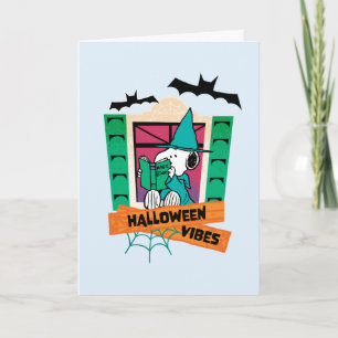 Carte Potions Magiques de Snoopy Peanuts Halloween