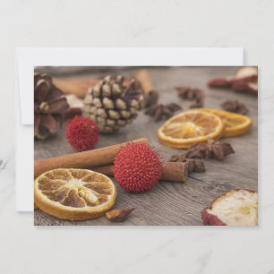 Carte Potpourri de Noël personnalisée