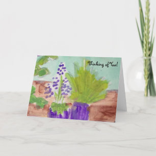 Carte Pots bleus