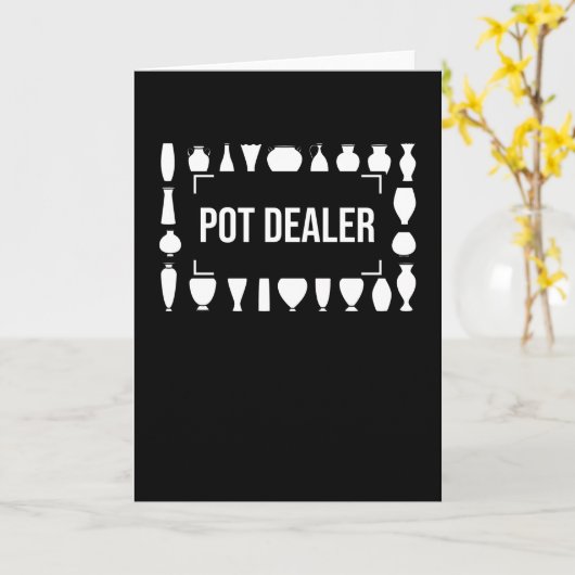 Carte Potter Pottery Pottery Pottery (Fleur jaune)