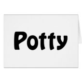 Carte Potty (Devant horizontal)
