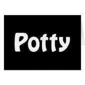 Carte Potty (Devant horizontal)