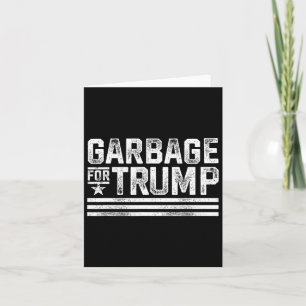 Carte Poubelle Pour Trump 2024 Déchet Trump Vintage Poub