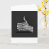 Carte Pouce en l'air (Fleur jaune)