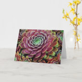 Carte Poule et poussins (Fleur jaune)