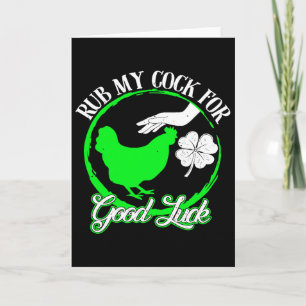 Carte Poule Frotte Moi Pour Bonne Chance St Patrick
