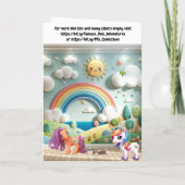 Carte Poules et œufs de Pâques (Dos)