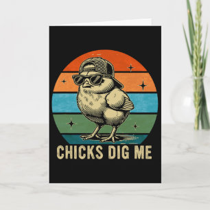 Carte Poules Me Creusent Pâques Tout-Petits Garçons Homm