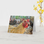 Carte Poulet (Fleur jaune)