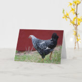 Carte Poulet ! (Fleur jaune)
