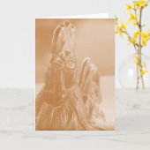 Carte Poulet 2 (Fleur jaune)