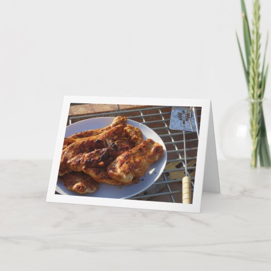 Carte Poulet barbecue (Devant)