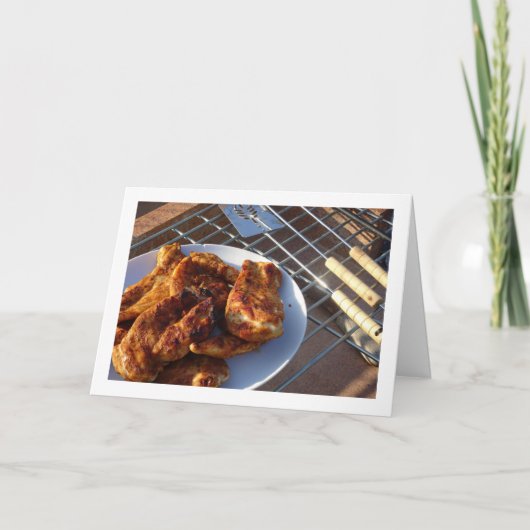 Carte Poulet barbecue (Devant)
