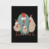 Carte poulet fou (Devant)