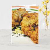 Carte Poulet frit (Fleur jaune)