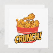 Carte poulet frit (Devant / Derrière)