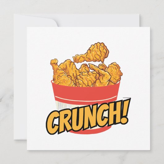 Carte poulet frit (Dos)