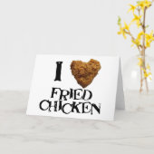 Carte poulet ilovefrit (Fleur jaune)