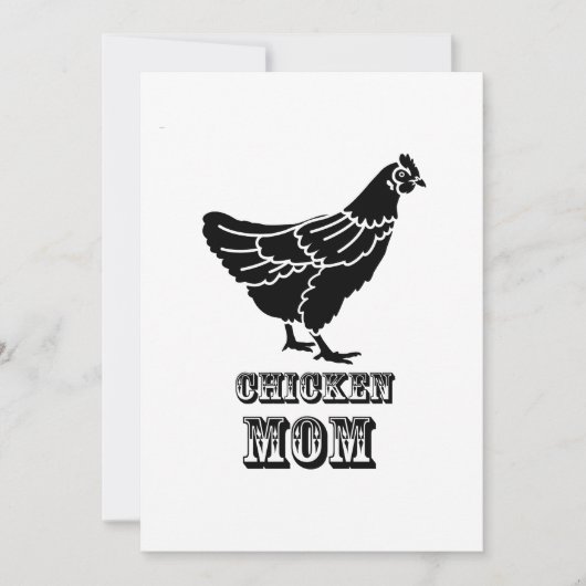 Carte Poulet Maman Poultry Love Mères Jour Cadeaux (Devant)