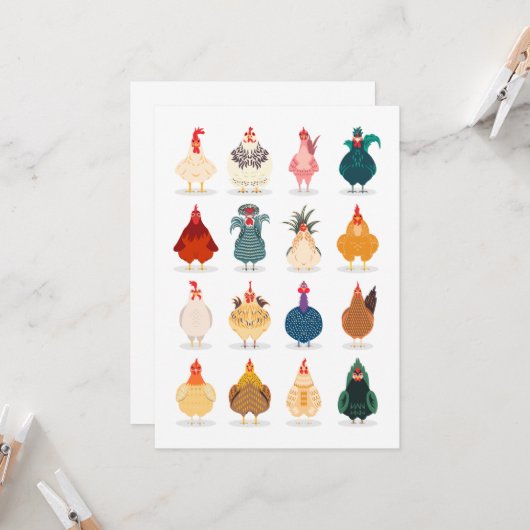 Carte Poulet mou (Devant/Arrière en situation)