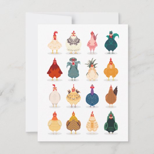 Carte Poulet mou (Devant)