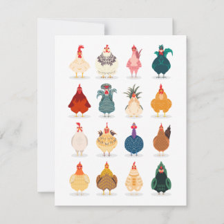 Carte Poulet mou