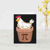 Carte Poulet Pot À Tarte Trois De Mes Choses Préférées D (Fleur jaune)