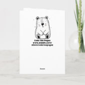 Carte Poulet sur Ya | Coloriage amusant (Dos)