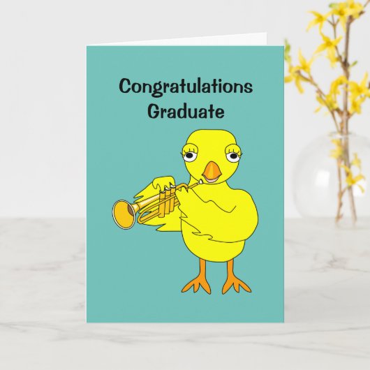 Carte Poulet Trompette (Fleur jaune)