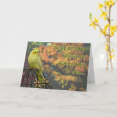 Carte Poulets de printemps (Fleur jaune)