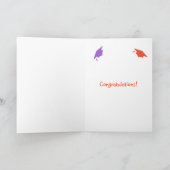 Carte Poulets et ballons Jardin d'enfants Graduation (Intérieur)