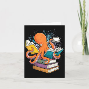 Carte Poulpe livre lecture lecteur océan drôle