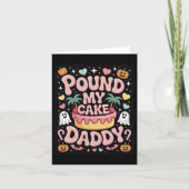 Carte Pound My Cake Daddy - Cuisine Éffrayante Halloween (Devant)