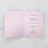 Carte Poupée Cherry Blossom Kokeshi | Filles Anniversair (Intérieur)