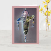 Carte Poupée de déesse (Fleur jaune)