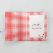 Carte Poupée de sac avec Bouquet de marguerite pour mama (Intérieur)