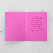 Carte Poupée-personnaliser de rose trémière (Intérieur)