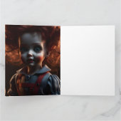 Carte Poupée Thème Horreur Effrayant Créatif Halloween (Intérieur)