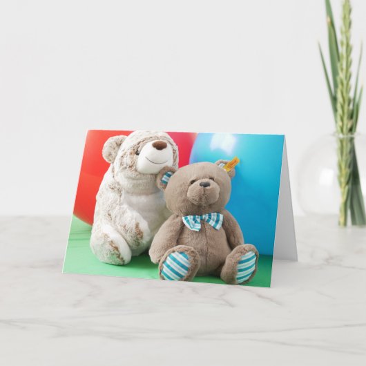 Carte Poupées et balles d'ours en peluche (Devant)