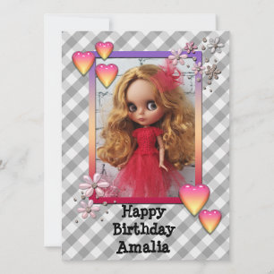 Carte Poupées photo bébé, personnalisées, passe-temps