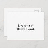 Carte pour aider un être aimé à travers un patch r (Devant / Derrière)