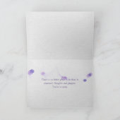 Carte pour ami-lilas et papillon (Intérieur)