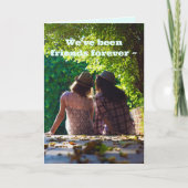 CARTE POUR AMIS FOREVER (Devant)