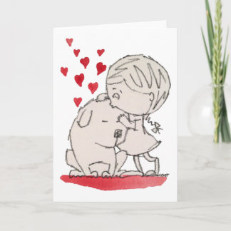 Carte pour amoureux de chiens