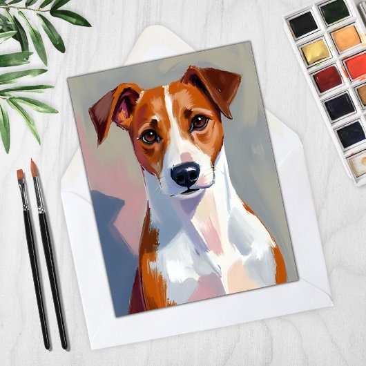 Carte pour animaux de compagnie Jack Russell Terri