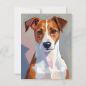 Carte pour animaux de compagnie Jack Russell Terri (Devant)