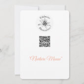 Carte pour Baby Shower (Dos)