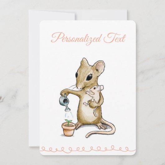 Carte pour Baby Shower (Devant)