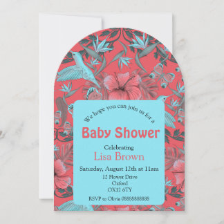 Carte pour baby shower Colibri